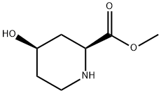 2-Piperidinecarboxylicacid,4-hydroxy-,methylester,cis-(9CI) Structure