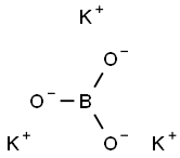 テトラほう酸カリウム 化学構造式