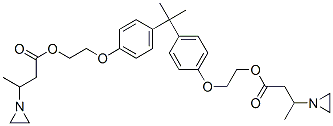 13320-31-5 (isopropylidene)bis(p-phenyleneoxyethylene) bis(beta-methylaziridine-1-propionate)