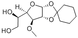 1,2-O-亚环己基-3-O-甲基-Α-D-呋喃葡萄糖,13322-87-7,结构式