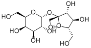 BETA-D-FRUCTOFURANOSYL-ALPHA-D-GALACTOPYRANOSIDE 化学構造式