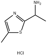 [1-(5-Methyl-1,3-thiazol-2-yl)ethyl]aminedihydrochloride Struktur