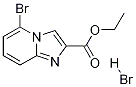 5-溴-咪唑并[1,2-A]吡啶-2-羧酸乙酯氢溴酸,1332589-39-5,结构式