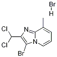 3-BroMo-2-dichloroMethyl-8-Methyl-iMidazo[1,2-a]pyridine hydrobroMide 结构式