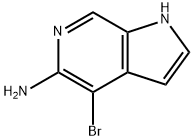 1H-Pyrrolo[2,3-c]pyridin-5-aMine, 4-broMo- Structure