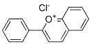 2-phenyl-1-benzopyrylium chloride  Structure