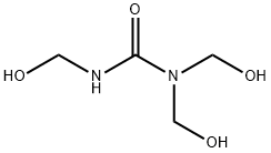 1,1,3-トリス(ヒドロキシメチル)尿素 化学構造式