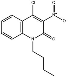1-BUTYL-4-CHLORO-3-NITROQUINOLIN-2(1H)-ONE,133306-31-7,结构式