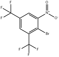2-溴-3,5-双三氟甲基硝基苯 结构式