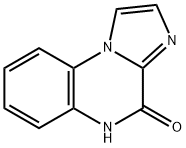 イミダゾ[1,2-a]キノキサリン-4(5H)-オン 化学構造式
