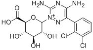 Lamotrigine N2-Glucuronide 85% Structure