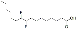 9,10-difluoropalmitic acid Structure