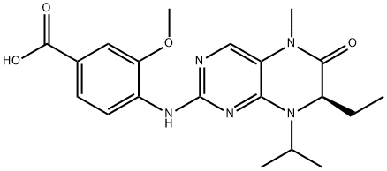 (R)-4-(7-Ethyl-8-isopropyl-5-Methyl-6-oxo-5,6,7,8-tetrahydro-pteridin-2-ylaMino)-3-Methoxy-benzoic acid|1333493-13-2