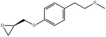 (R)-3-[4-(2-Methoxyethyl)phenoxy]-1,2-epoxypropane Structure