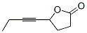 2(3H)-Furanone, 5-(1-butynyl)dihydro- (9CI) Structure