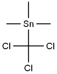 Trimethyl(trichloromethyl)stannane Structure