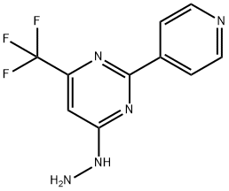 4-Hydrazinyl-2-(pyridin-4-yl)-6-(trifluoromethyl)pyrimidine|4-肼基-2-(吡啶-4-基)-6-(三氟甲基)嘧啶