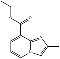 IMidazo[1,2-a]pyridine-8-carboxylic acid, 2-Methyl-, ethyl ester 结构式