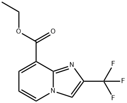 IMidazo[1,2-a]pyridine-8-carboxylic acid, 2-(trifluoroMethyl)-, ethyl ester Struktur