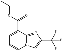 IMidazo[1,2-a]pyridine-8-carboxylic acid, 2-(trifluoroMethyl)-, ethyl ester|2-(三氟甲基)咪唑并[1,2-A]吡啶-8-羧酸甲酯