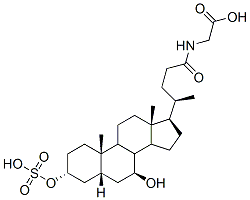 133429-88-6 N-[(3a,5b,7b)-7-hydroxy-24-oxo-3-(sulfooxy)cholan-24-yl]-glycine