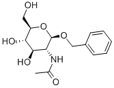 BENZYL 2-ACETAMIDO-2-DEOXY-BETA-D-GLUCOPYRANOSIDE Struktur