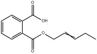 Mono(2E-pentenyl) Phthalate,1334376-71-4,结构式