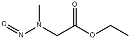 N-メチル-N-ニトロソグリシンエチル 化学構造式
