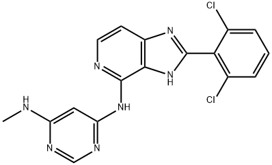 1334409-80-1 N4-(2-(2,6-Dichlorophenyl)-3H-iMidazo[4,5-c]pyridin-4-yl)-N6-MethylpyriMidine-4,6-diaMine