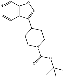 tert-butyl 4-(isoxazolo[5,4-c]pyridin-3-yl)piperidine-1-carboxylate Structure
