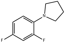 1-(2,4-Difluorophenyl)pyrrolidine Struktur