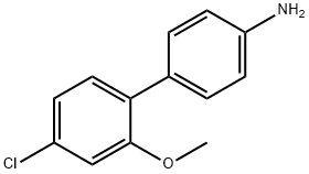 4'-氯-2'-甲氧基-[1,1'-联苯]-4-胺,1334499-96-5,结构式