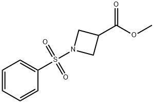 Methyl 1-(benzenesulfonyl)azetidine-3-carboxylate Structure