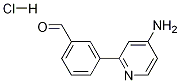 3-(4-aminopyridin-2-yl)benzaldehyde HCl,1334500-04-7,结构式