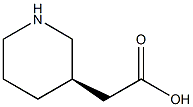 (R)-2-(Piperidin-3-yl)acetic acid Struktur