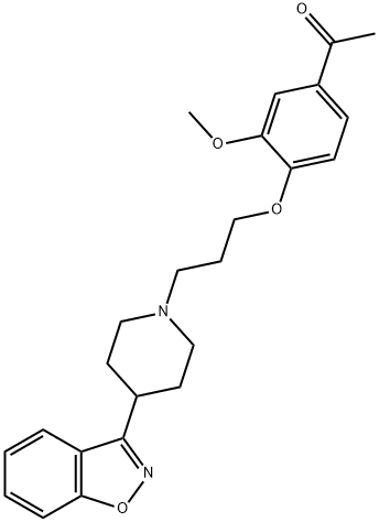Desfluoro Iloperidone (IMpurity) Struktur