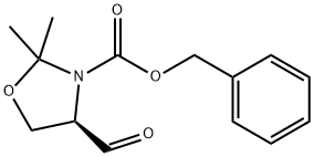 (R)-BENZYL 4-FORMYL-2,2-DIMETHYLOXAZOLIDINE-3-CARBOXYLATE Struktur
