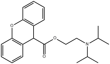 2-[(diisopropyl)amino]ethyl 9H-xanthene-9-carboxylate|2-[(diisopropyl)amino]ethyl 9H-xanthene-9-carboxylate