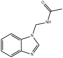 Acetamide, N-(1H-benzimidazol-1-ylmethyl)- (9CI) Structure