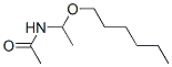 Acetamide,  N-[1-(hexyloxy)ethyl]- Structure