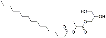 2-(hexadecanoyloxy)propionic acid, monoester with glycerol,1335-49-5,结构式