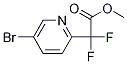 (5-BroMo-pyridin-2-yl)-difluoro-acetic acid Methyl ester 化学構造式