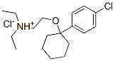 2-[[1-(4-クロロフェニル)シクロヘキシル]オキシ]-N,N-ジエチルエタンアミン・塩酸塩 化学構造式