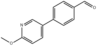 4-(5-Methoxypyridin-3-yl)benzaldehyde 结构式