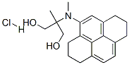 2-(1,2,3,6,7,8-hexahydropyren-4-ylmethylamino)-2-methyl-propane-1,3-di ol hydrochloride Structure