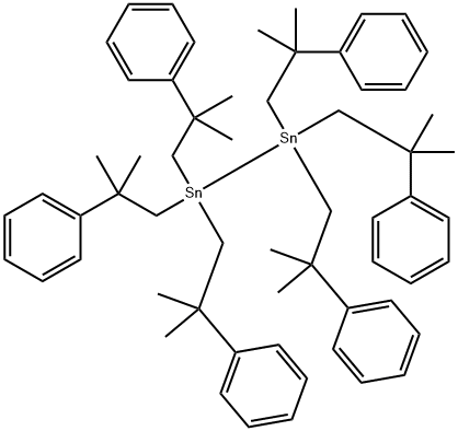 HEXAKIS(2-METHYL-2-PHENYLPROPYL)DITIN,13356-09-7,结构式