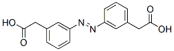 3,3'-azobis(benzeneacetic acid) 结构式