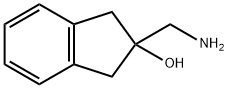 1H-Inden-2-ol,  2-(aminomethyl)-2,3-dihydro- Structure