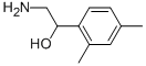 2-amino-1-(2,4-dimethylphenyl)ethanol Struktur