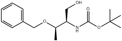 N-叔丁氧羰基-(2R,3R)-2-氨基-3-苄氧基-1-丁醇,133565-43-2,结构式